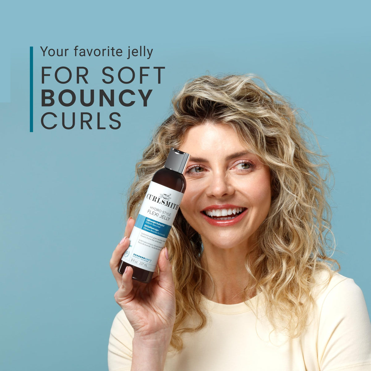 CURLSMITH Hydro Style Flexi Jelly with lavender flowers