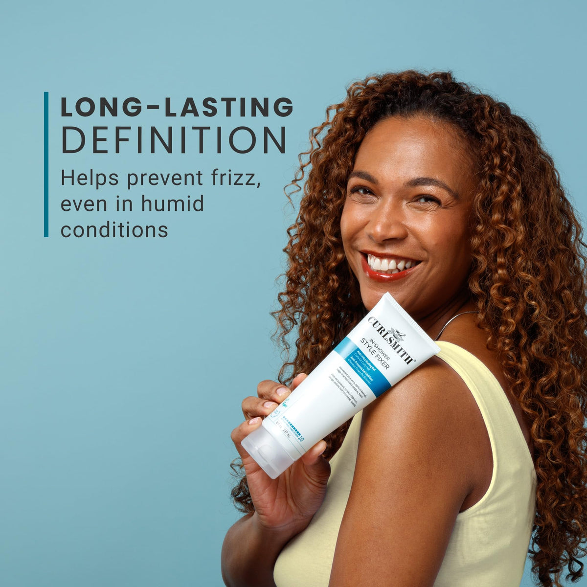 CURLSMITH In-Shower Style Fixer Gel 2 oz texture close-up
