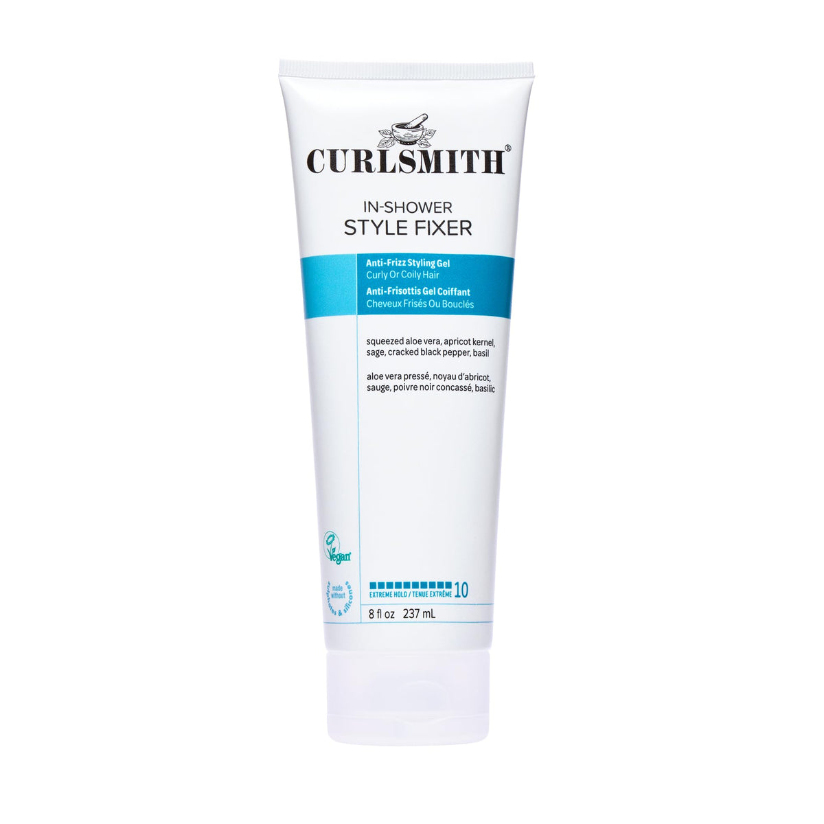 CURLSMITH In-Shower Style Fixer Strong Hold Gel 8 oz front view