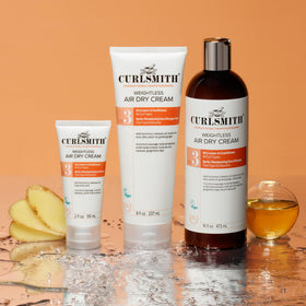 CURLSMITH Weightless Air Dry Cream in a lifestyle setting