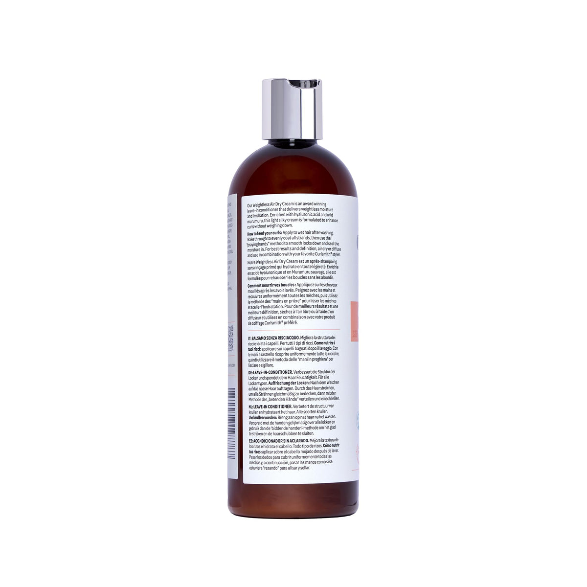 CURLSMITH Weightless Air Dry Cream packaging details