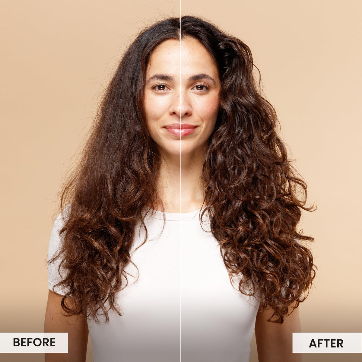 CURLSMITH Weightless Air Dry Cream side view showing texture