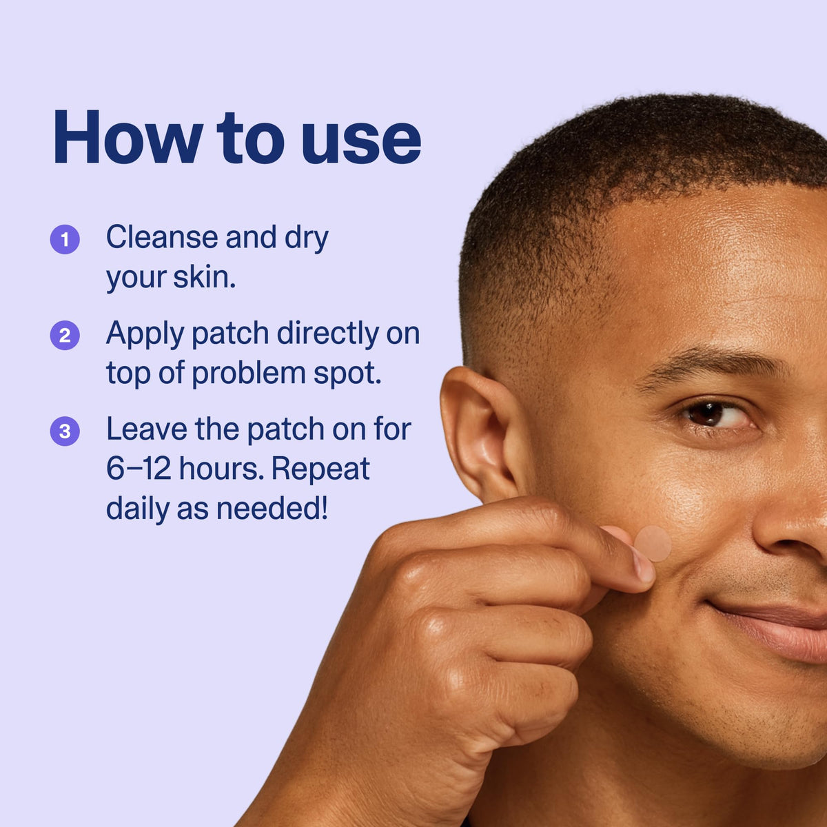 Curology Clear Pimple Patch showing absorption change