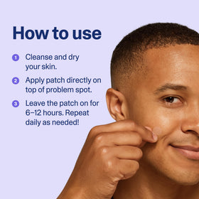 Curology Clear Pimple Patch showing absorption change