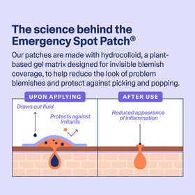 Curology Clear Pimple Patches in use during a workout