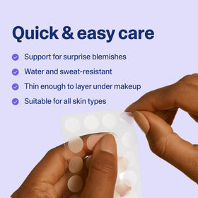 Curology gel moisturizer applied on skin