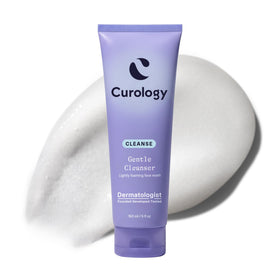 Curology Gentle Face Wash front view with pump dispenser