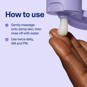 Curology Gentle Face Wash with fresh ingredients