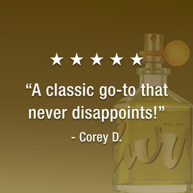 Curve Men's Cologne bottle on a wooden surface