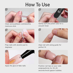 CurvLife nails showing natural fit along cuticle line