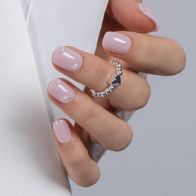 CurvLife press on nails kit including adhesive tabs and nail glue