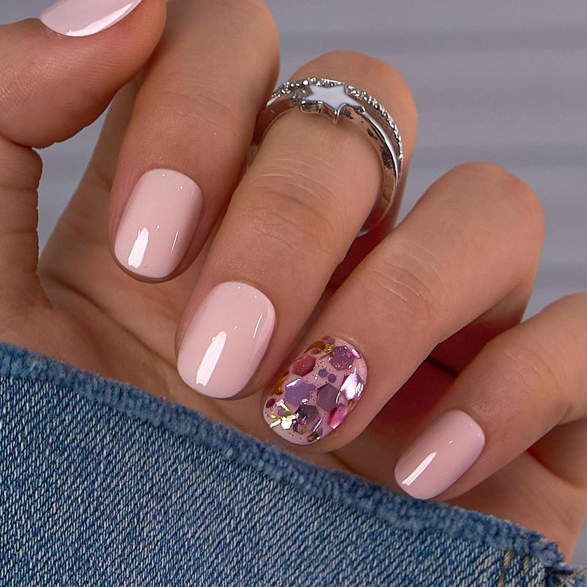 CurvLife press on nails kit with glue and accessories