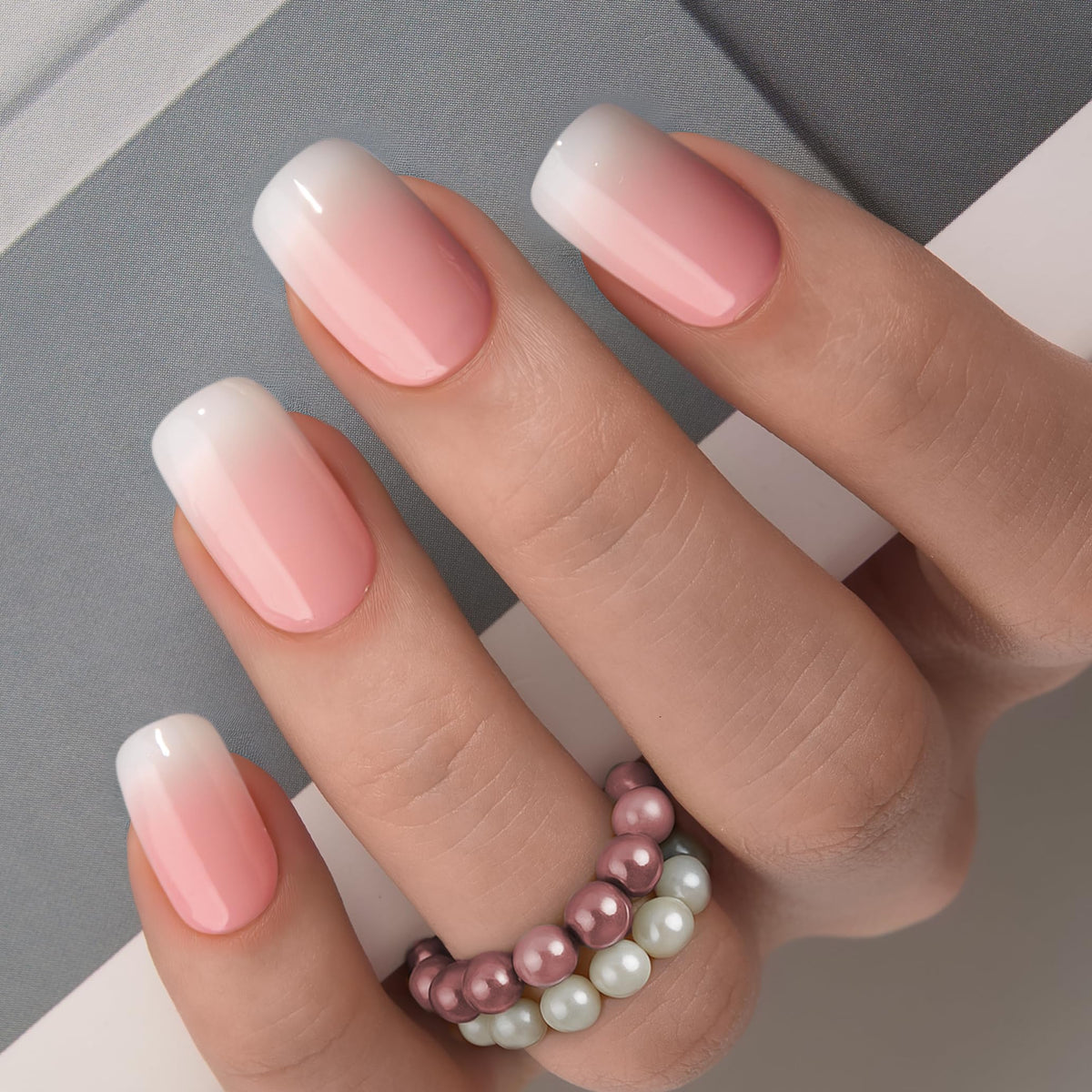 CurvLife press on nails set with accessories including nail glue and file