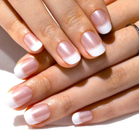 CurvLife press on nails showing different sizes and shapes