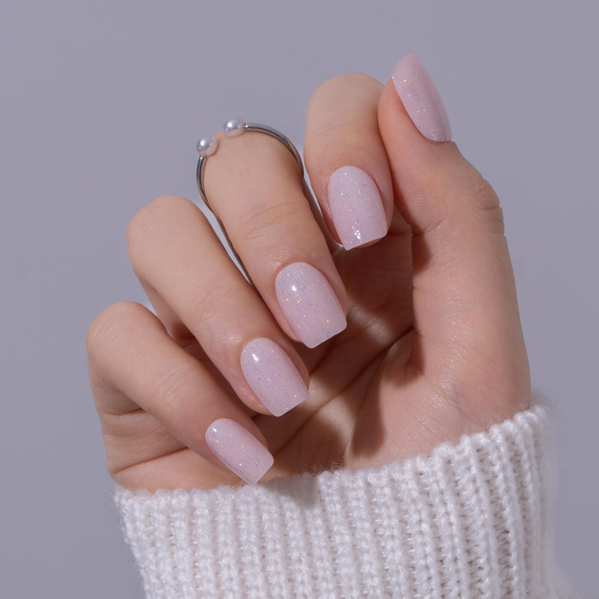 CurvLife press on nails showing high-gloss finish