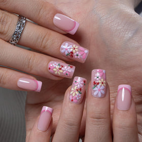 CurvLife press on nails showing various sizes and shapes