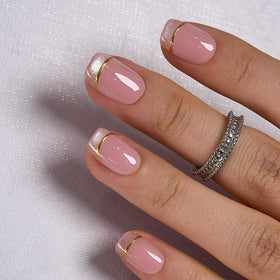 CurvLife press on nails showing various sizes and shapes
