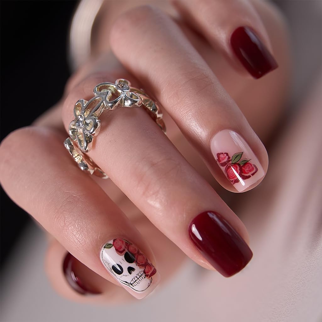 CurvLife press on nails with accessories including glue and file