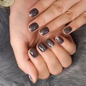 CurvLife press on nails with accessories including nail glue and file