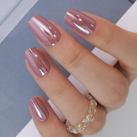 CurvLife press on nails with double-sided nail file and cuticle stick