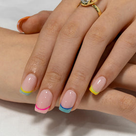 CurvLife Press On Nails with nail glue and accessories