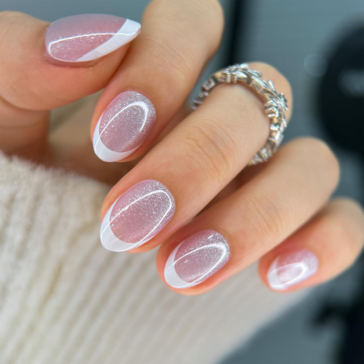 CurvLife Press On Nails with nail glue and adhesive tabs
