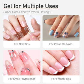 CurvLife Semi Solid Nail Glue 10g close-up of texture