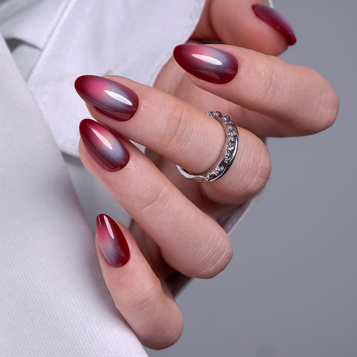 CurvLife Soft Gel Almond Press On Nails kit front view with packaging