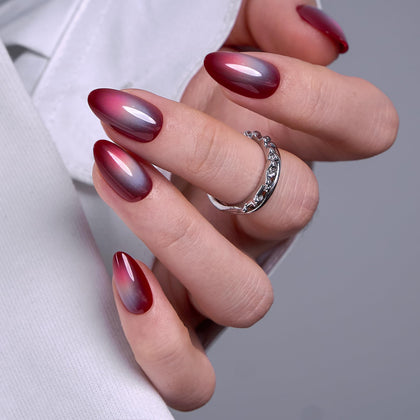 CurvLife Soft Gel Almond Press On Nails kit front view with packaging