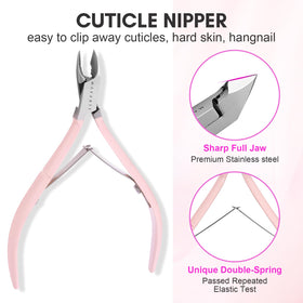 Cuticle nail pusher included in Makartt set