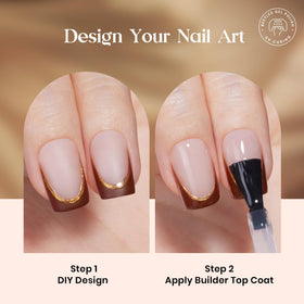 Cuticle oil and remover in beetles Full Press On Nails Kit