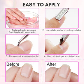 Cuticle scraper head from Makartt set