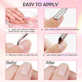 Cuticle scraper head of Makartt tool