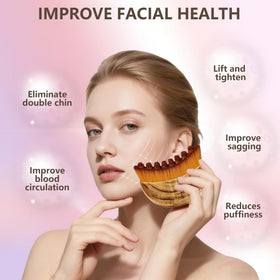 Cxguu Lymphatic Face Brush being used on face
