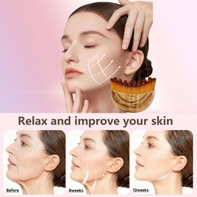 Cxguu Lymphatic Face Brush ergonomic design side view