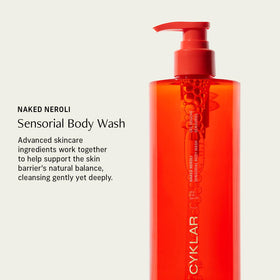CYKLAR Naked Neroli Body Wash bottle with product details