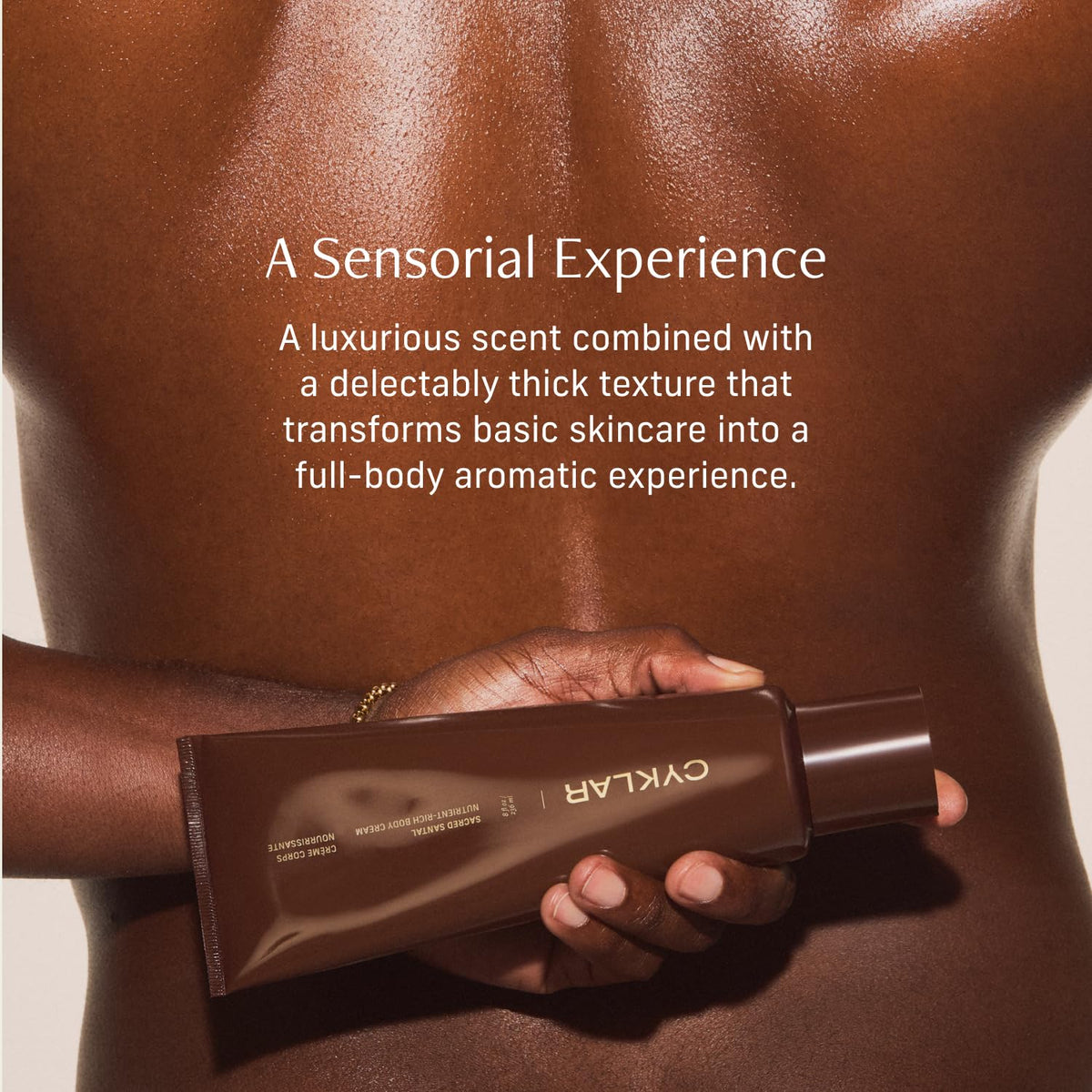 CYKLAR Nourishing Body Cream lifestyle scene
