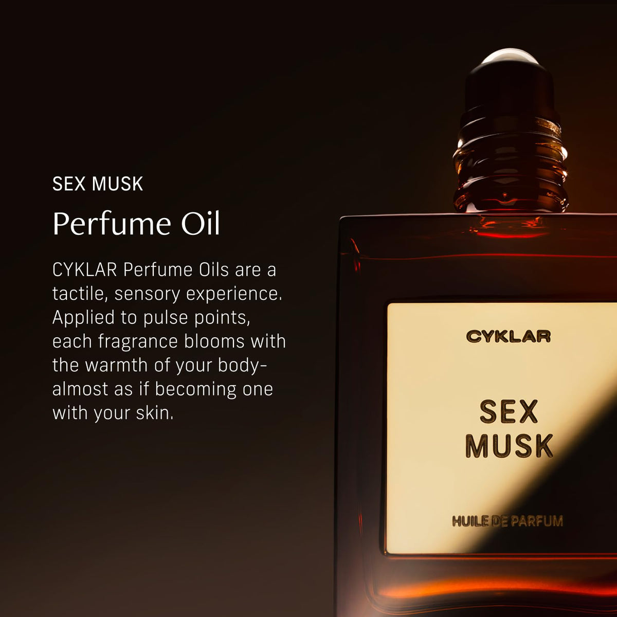 CYKLAR Perfume Oil 15ml bottle side view