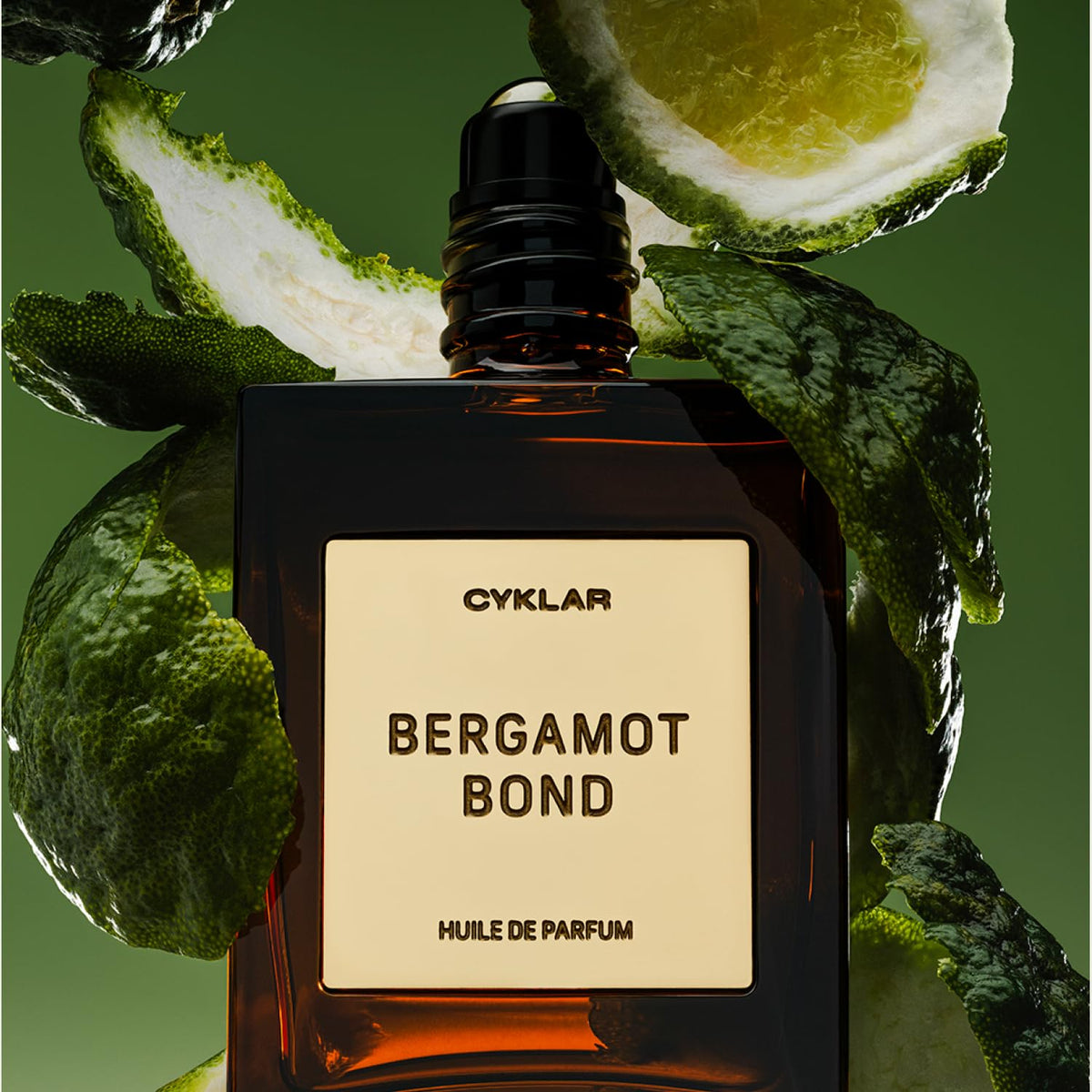 CYKLAR Perfume Oil Bergamot Bond 15ml bottle in a purse