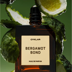 CYKLAR Perfume Oil Bergamot Bond 15ml bottle in a purse