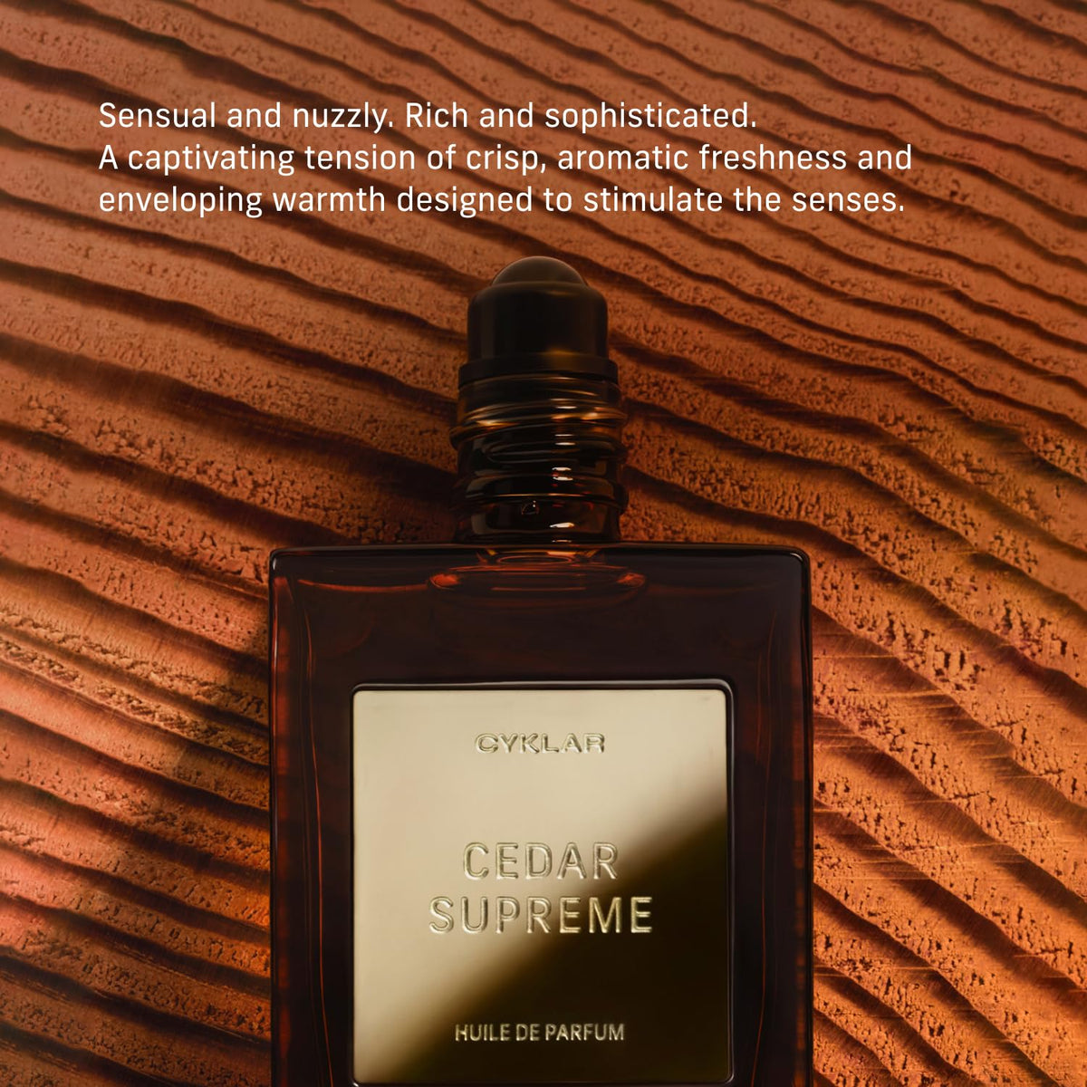 CYKLAR Perfume Oil Cedar Scent 15ml bottle with packaging