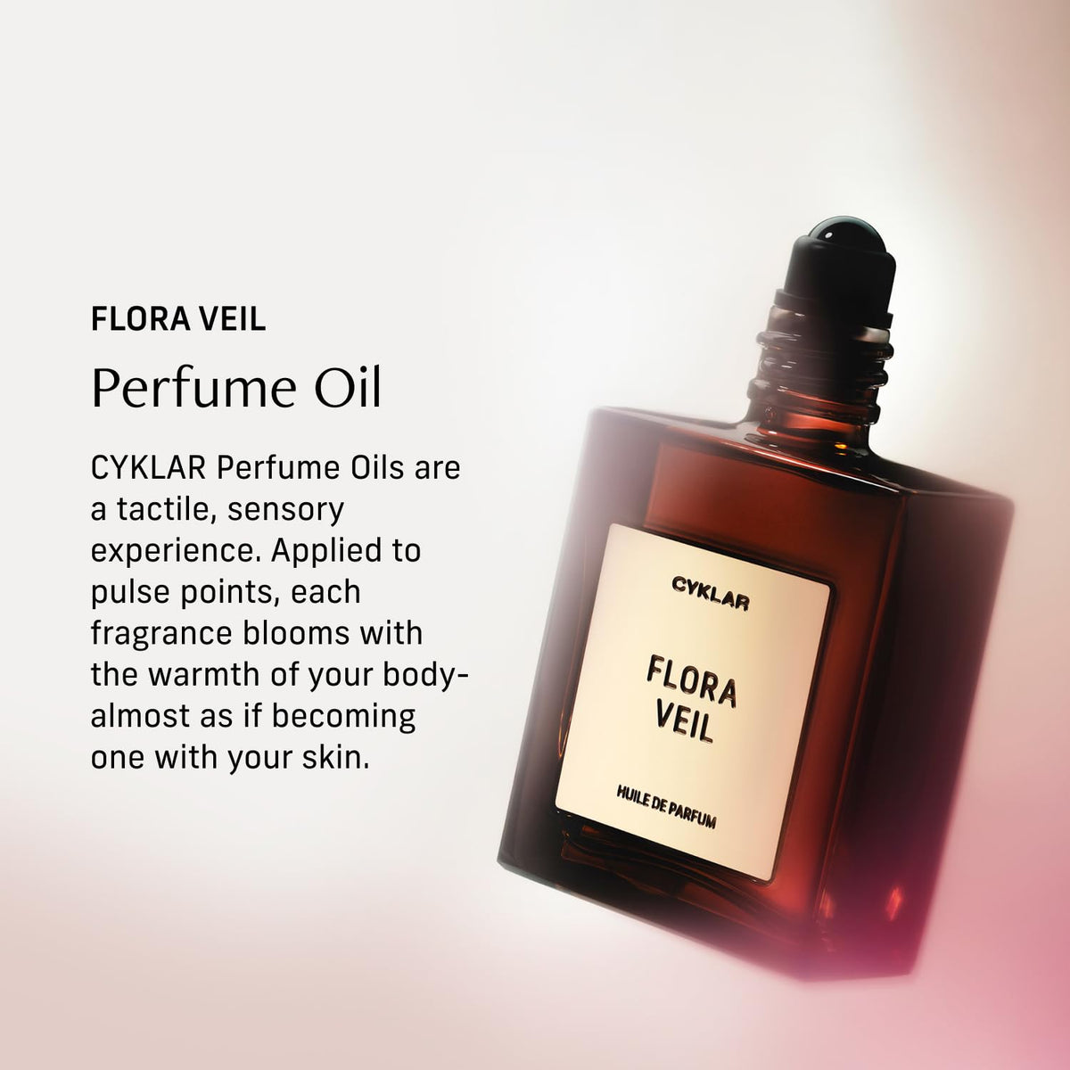 CYKLAR Perfume Oil Flora Veil 15ml roll-on applicator close-up
