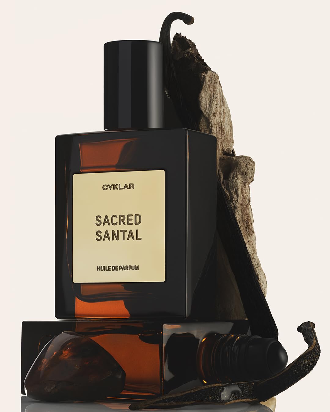 CYKLAR Sacred Santal Perfume Oil 15ml bottle side view