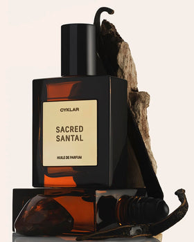 CYKLAR Sacred Santal Perfume Oil 15ml bottle side view
