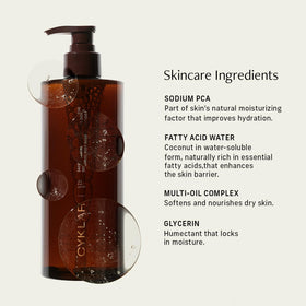 CYKLAR Sensorial Multi-Oil Body Wash Sacred Santal back label