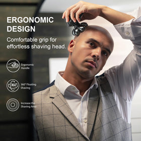 Cyruzi Head Shaver ergonomic grip close-up