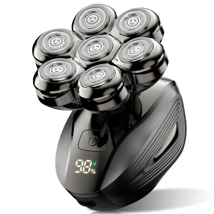 Cyruzi Head Shaver for Bald Men front view with 7D floating head
