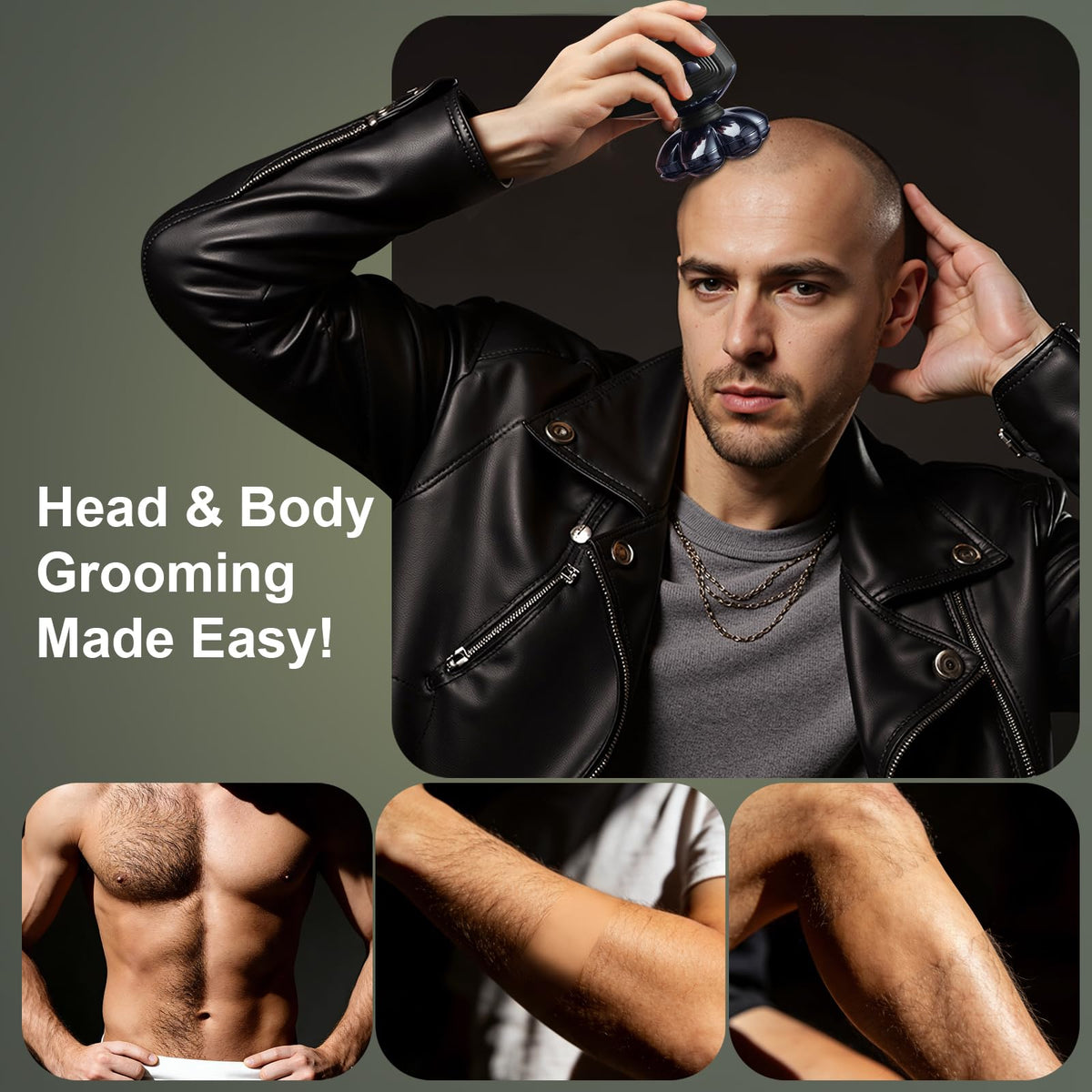 Cyruzi Head Shaver lifestyle scene on bathroom counter
