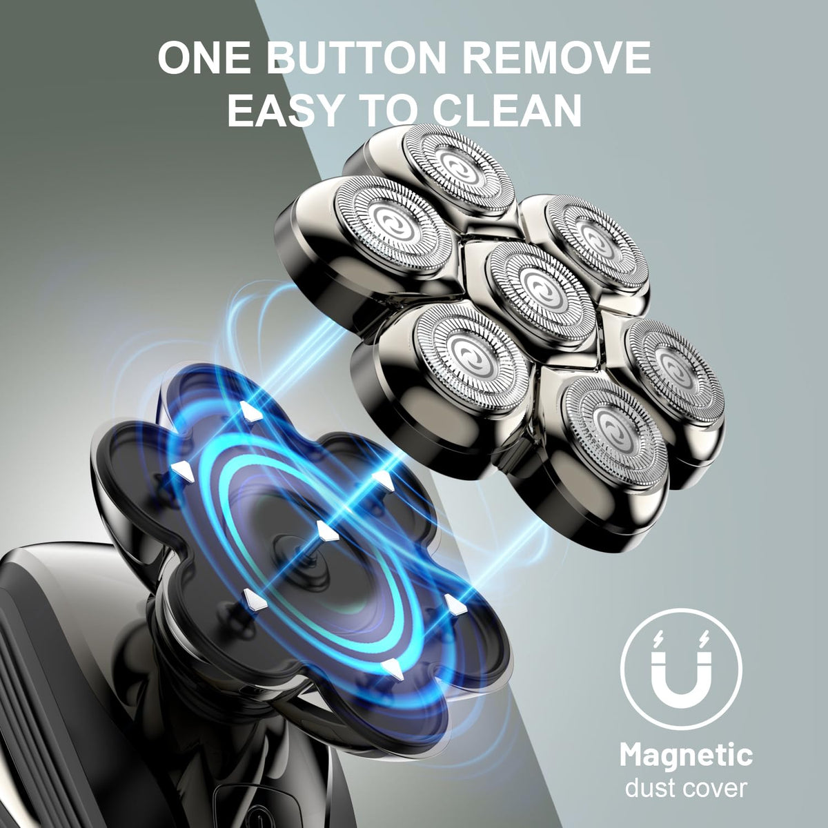 Cyruzi Head Shaver side view showcasing ergonomic design
