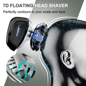 Cyruzi Head Shaver side view showing ergonomic design